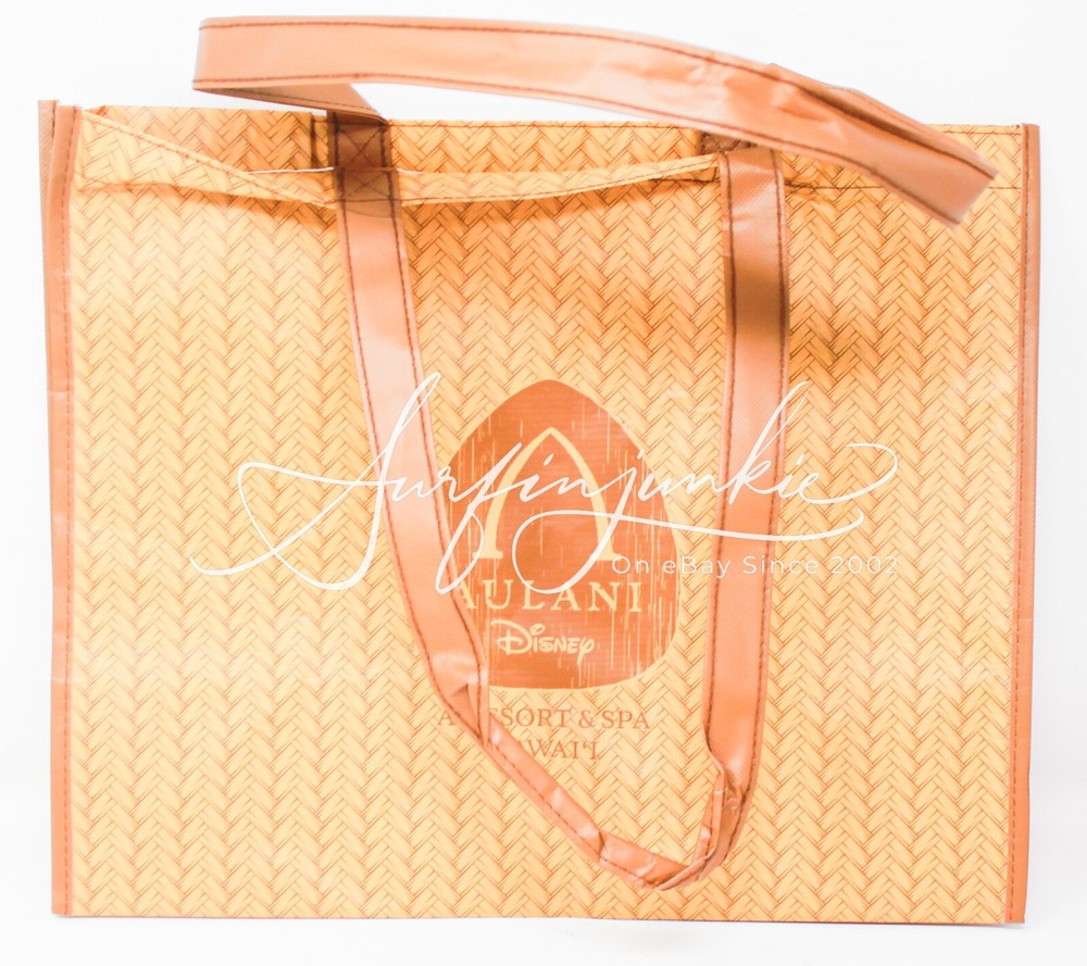 Disney Aulani Resort Heavy Duty Reusable Grocery Tote Bag 16x13x8