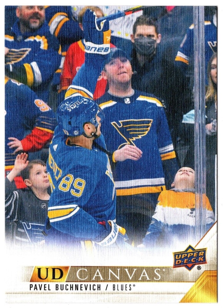 2022-23 Upper Deck UD Canvas Pavel Buchnevich C68 St. Louis Blues Hockey Card
