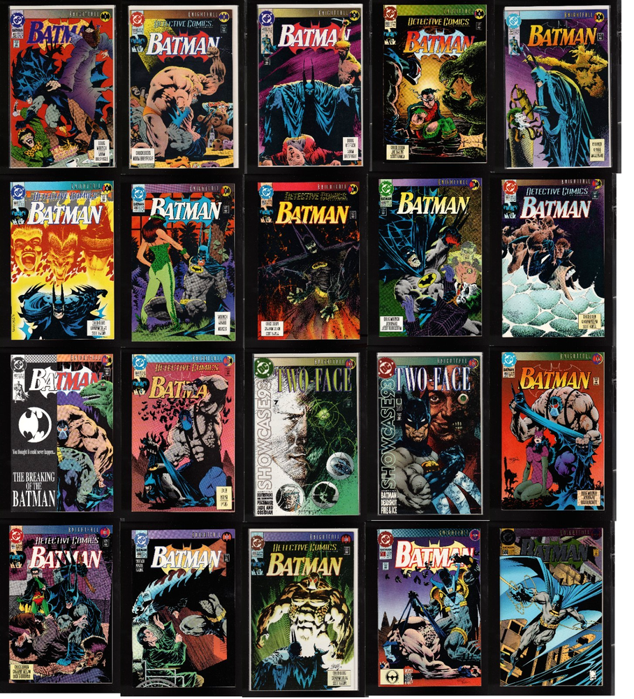 BATMAN: KNIGHTFALL 1-19 (9.6/9.8 NM+ AVG) LOT OF 20 DC COMICS 1993 CGC EM!