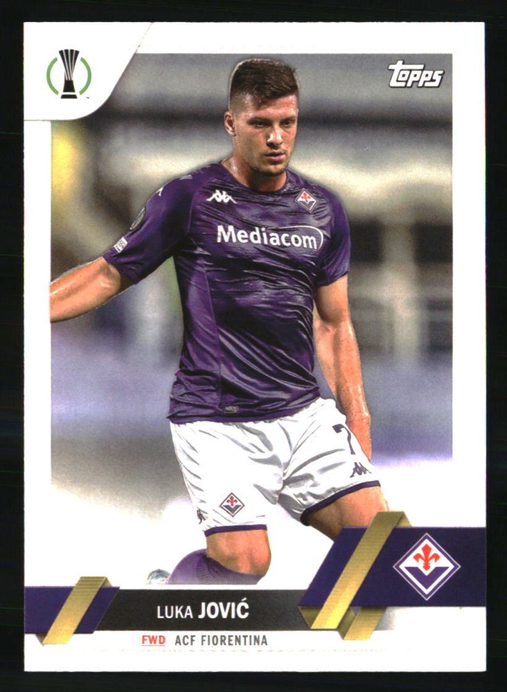 Luka Jović 2022-23 Topps UEFA Club Competitions 1st Edition #133 SOCCER Card