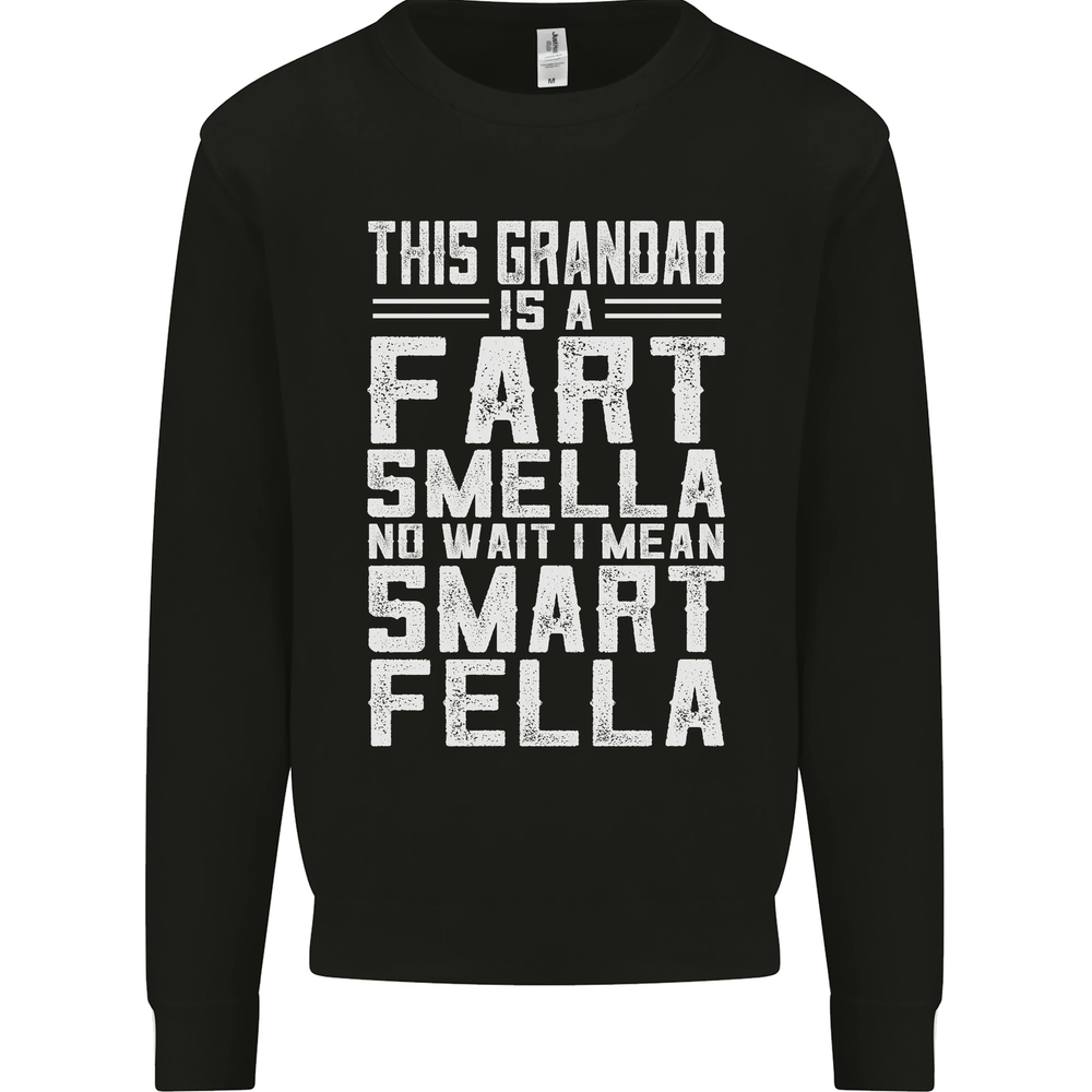Grandad Is a Fart Smella Funny Fathers Day Mens Sweatshirt Jumper