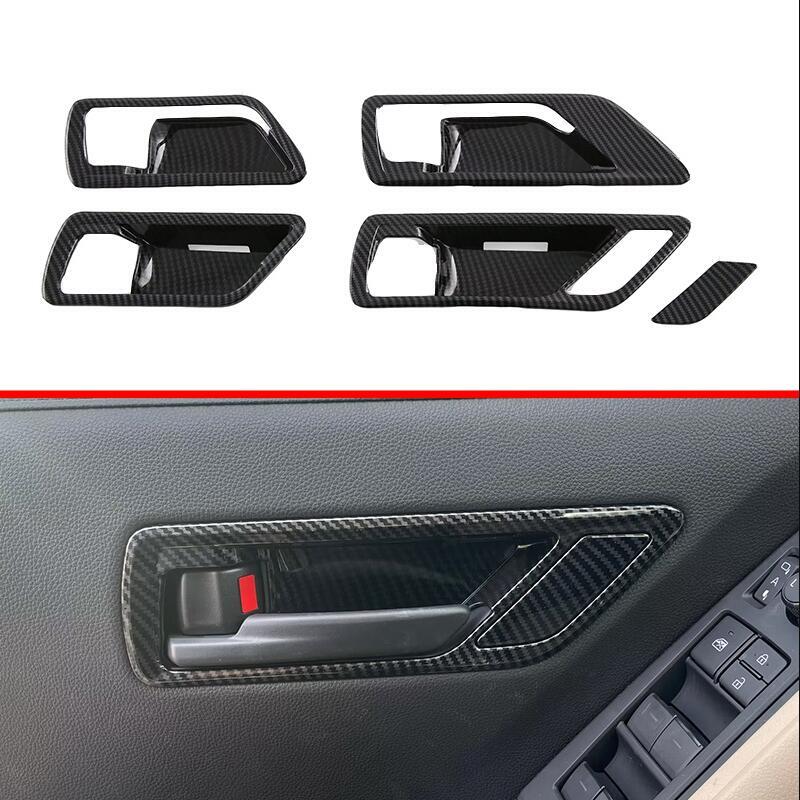 For 2023 Toyota Crown Carbon Fiber Interior Door Handle Bowl Cover Trim