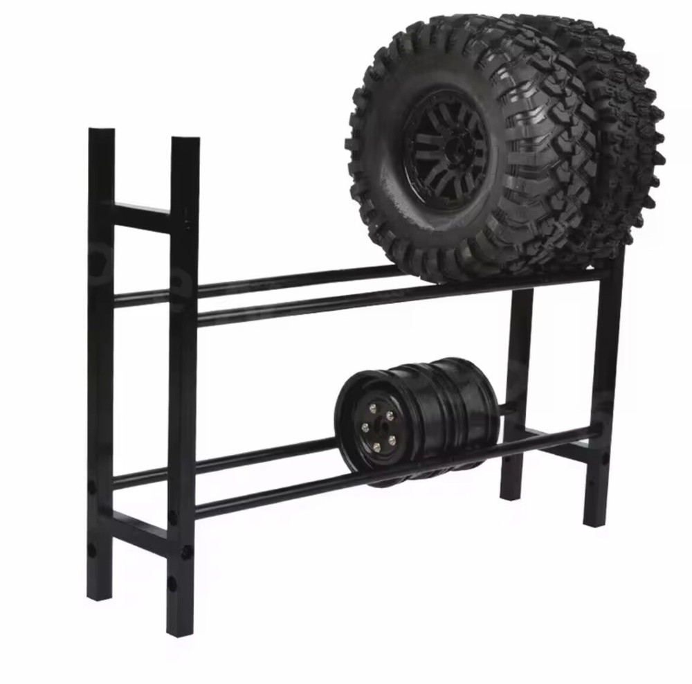 RC Car Tire Storage Shelf for SCX10 D90 1/10 Scale NUI Rack Display
