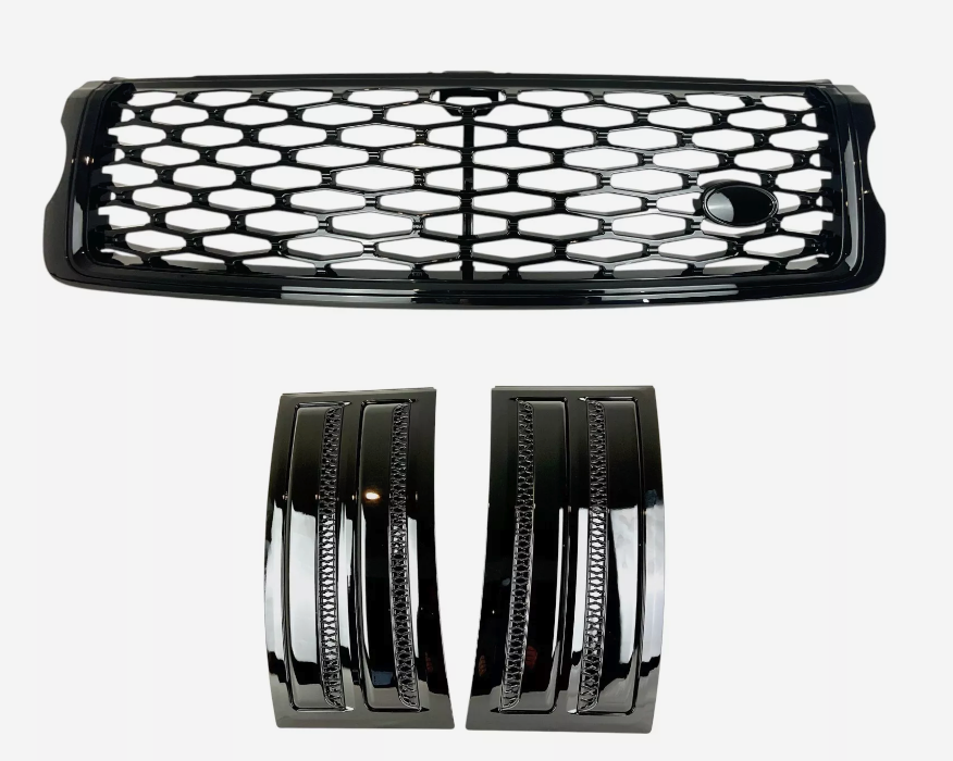 Range Rover SVO Front Grille Side Vents Black Fits Vogue L405 Fits 2013 to 2017