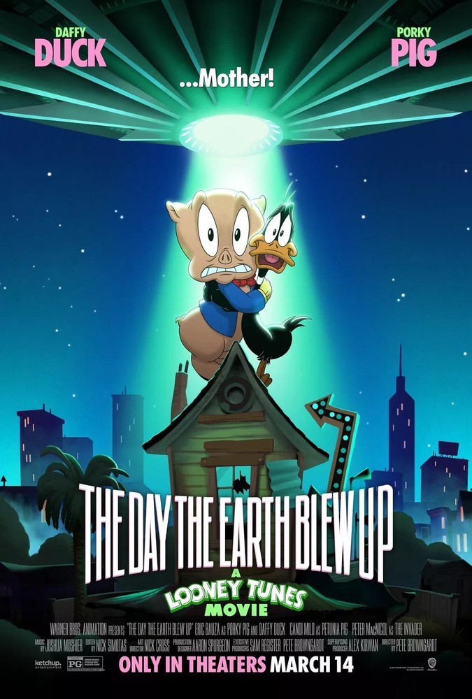 New The Day The Earth Blew Up Looney Tunes Movie Poster Frameless