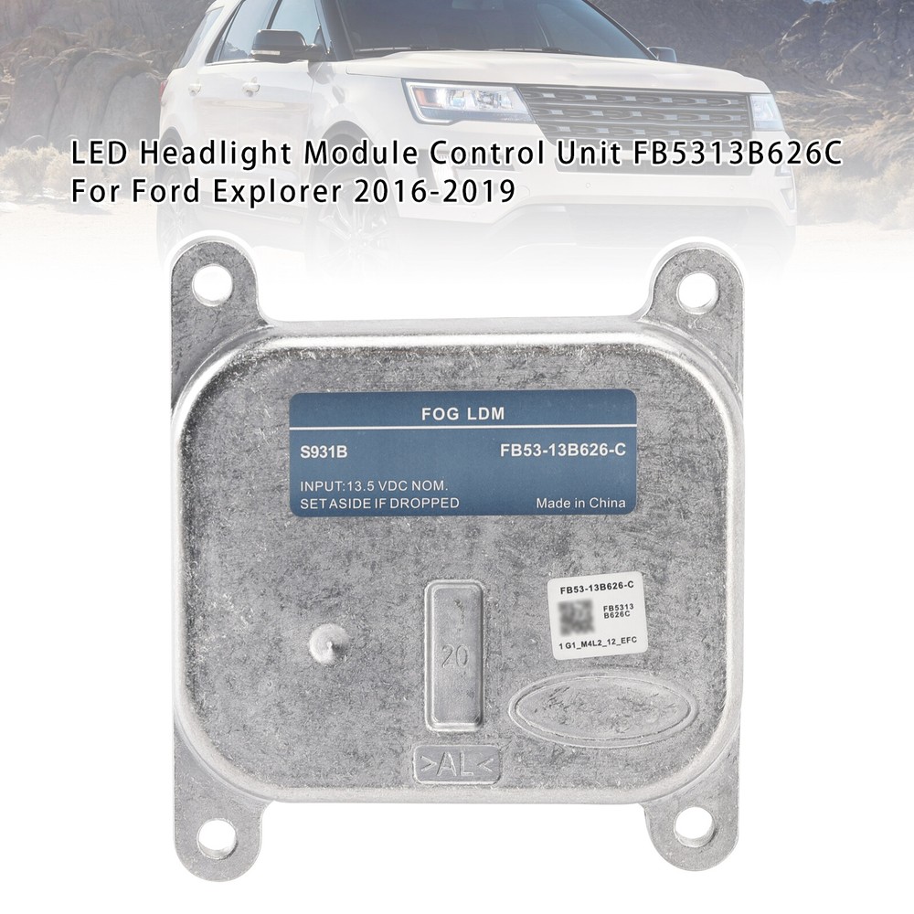 Ford Explorer 2016-2019 LED Headlight Control Module FB5313B626C