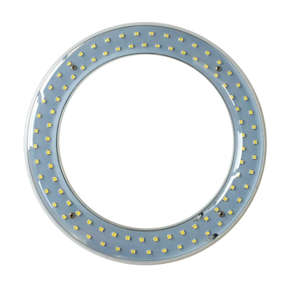 T9 LED Circline Light Bulb 8 Inch 1600LM LED Circular Light 13W Clear Cover 6000
