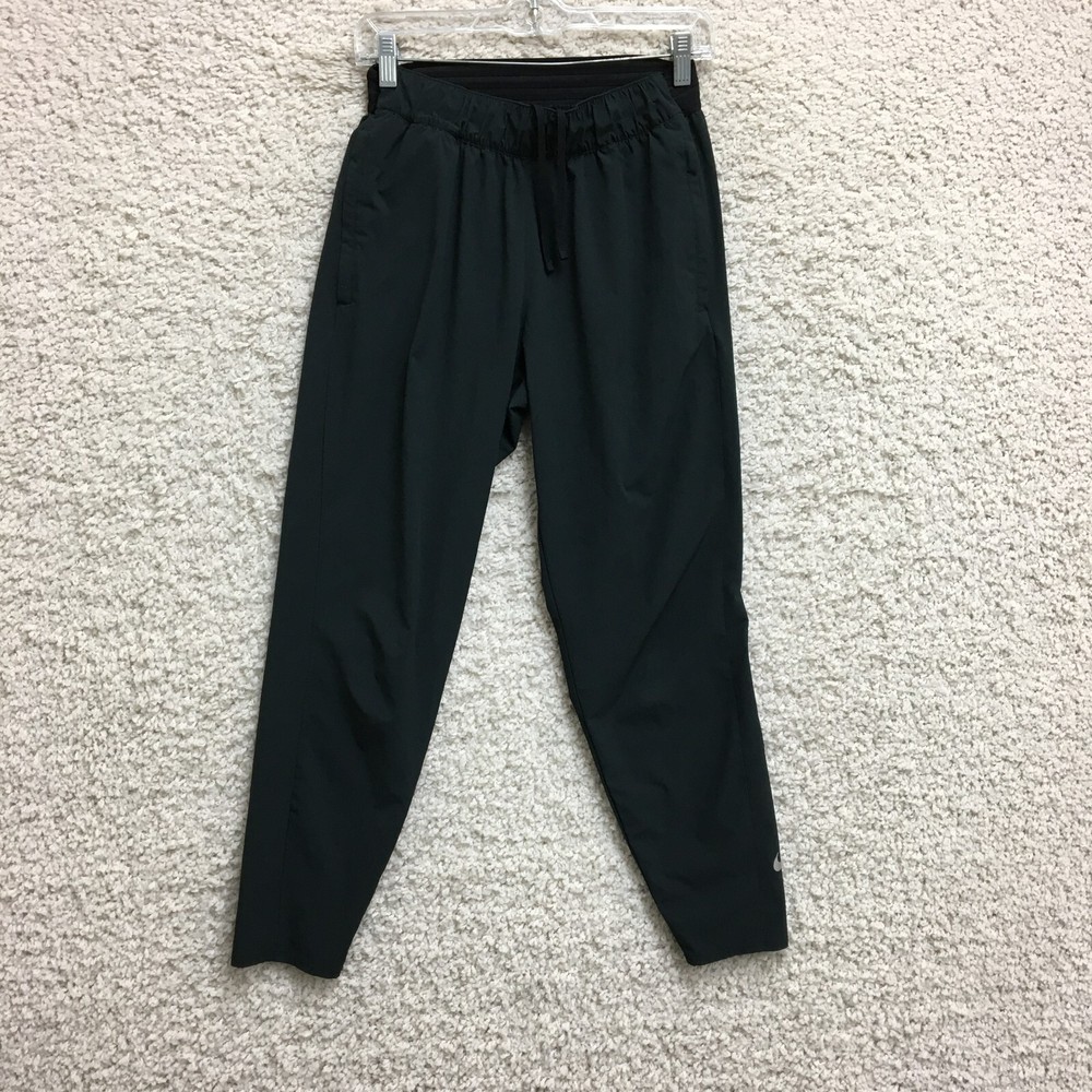 Nike Dri-FIT Gray Athletic Jogger Pants with Swoosh for Women