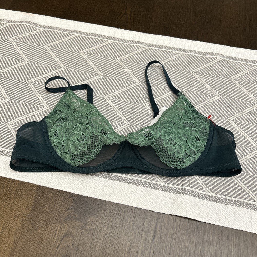 Adore Me Underwire Full Bra size 36B Green
