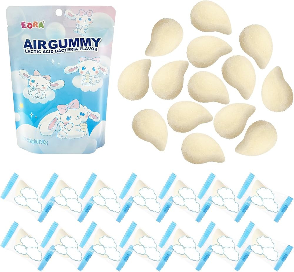 Soft & Chewy Candy, Foam Marshmallows Gummies Candy Bulk, Sweet & Sour Chews ...