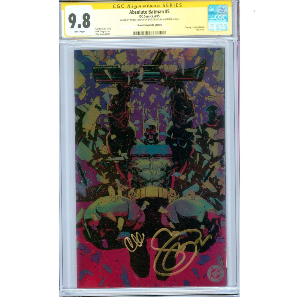Absolute Batman: #5 [Mann & Snyder CGC 9.8 Signature Series Virgin Foil] 2025