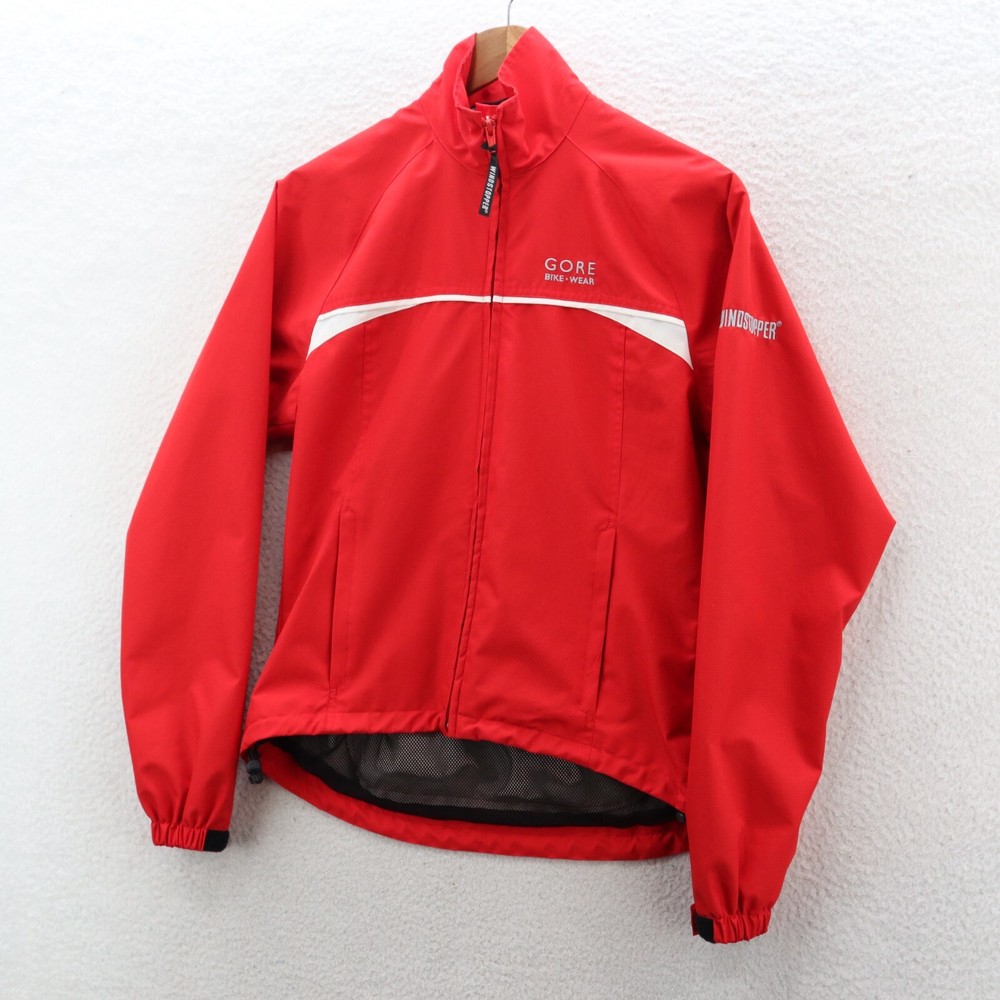Gore Bike Wear Jacket Mens S Red Windstopper Soft Shell Cycling Sports Gorpcore