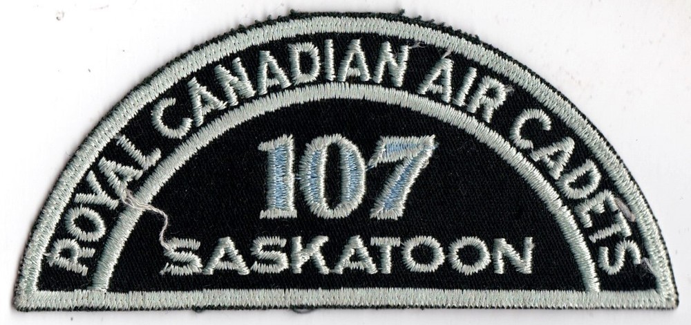 Saskatoon 107 Royal Canadian Air Cadets Patch  icszc14