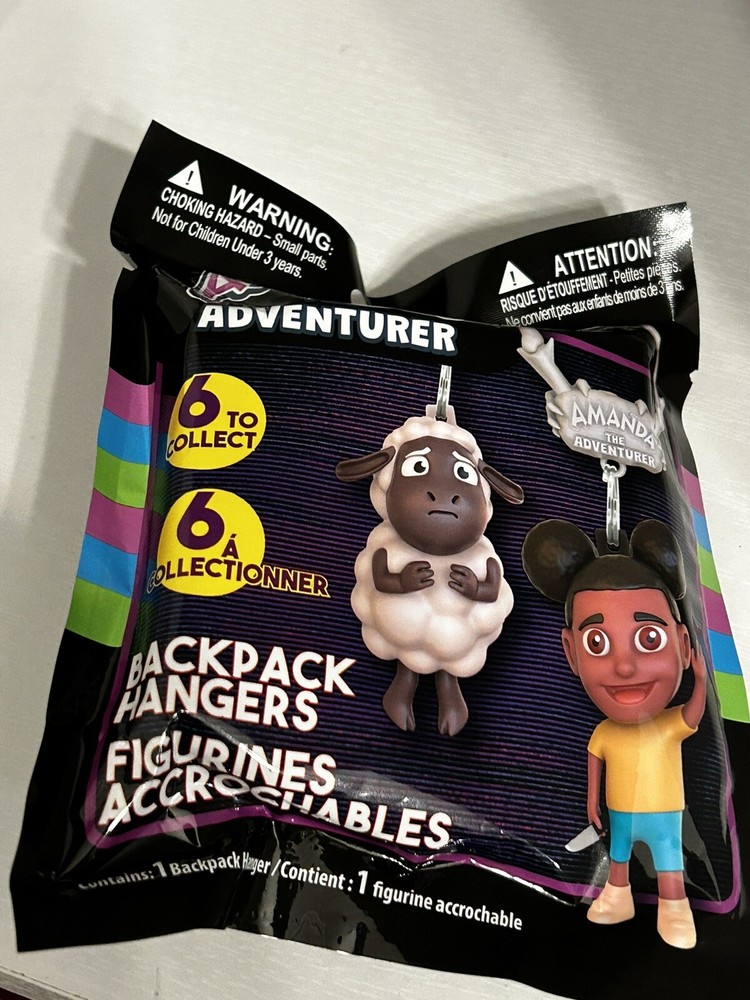 Amanda The adventurer Backpack Hanger Figure  In Hand Fast Shipping
