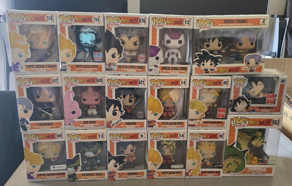 Dragon Ball Z Funko Pop Vinyl Figure Collection Set