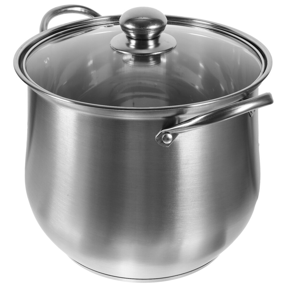 Stock Pot Small Cooking with Lid Pots Stainless Steel Cookware Stockpot