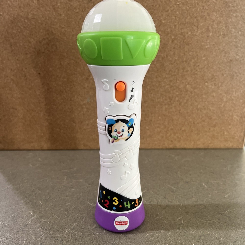 Fisher Price Laugh & Learn Rock & Record Color Changing Microphone