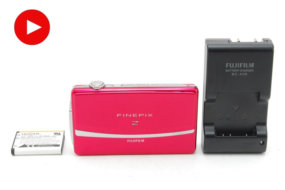 Fujifilm FinePix Z90 14.2MP Digital Camera Red Near Mint Japan Import