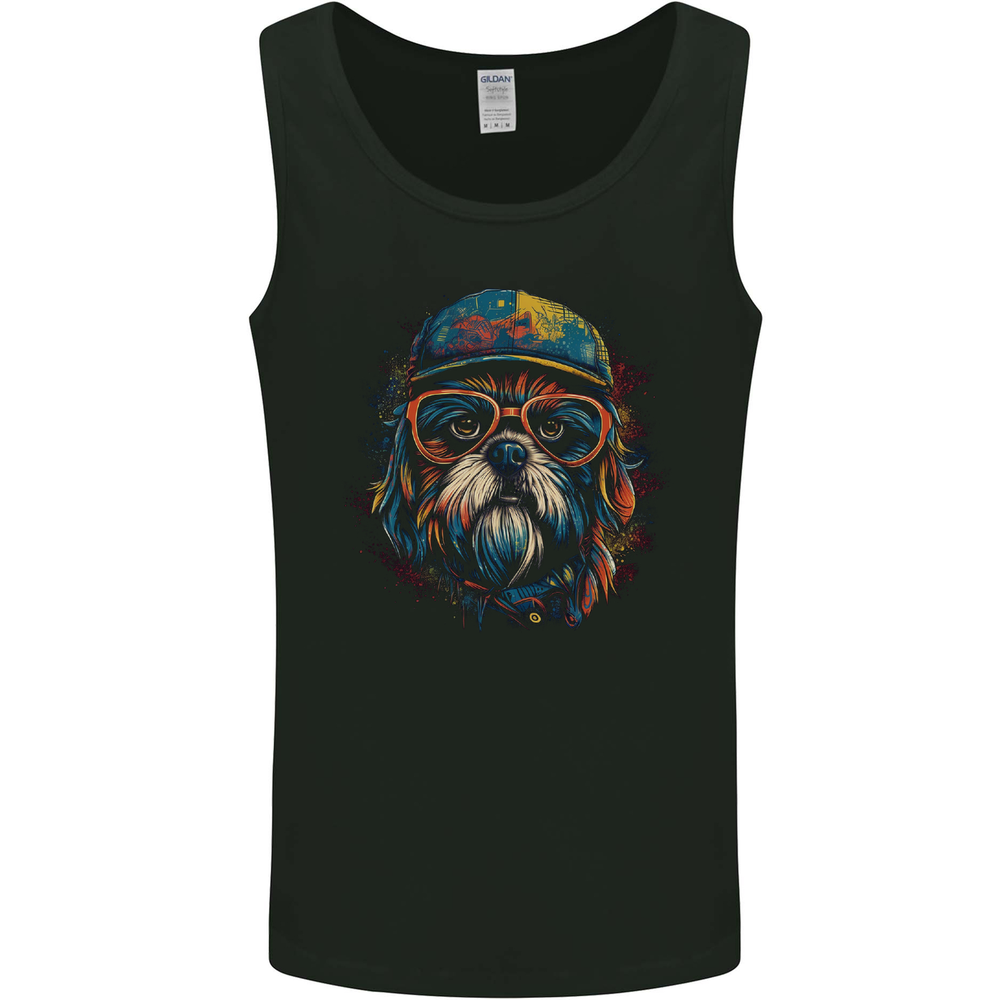 A Cool Shih Tzu Dog Mens Vest Tank Top