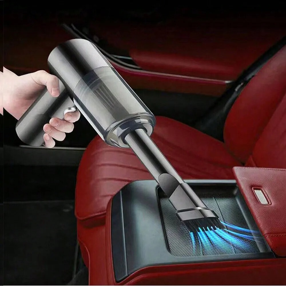 3in1 USB Rechargeable Vacuum Cleaner Suction Blowing Small Car Household Vacuum