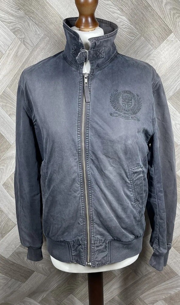 Barbour Polo Club Jacket Size Small Navy