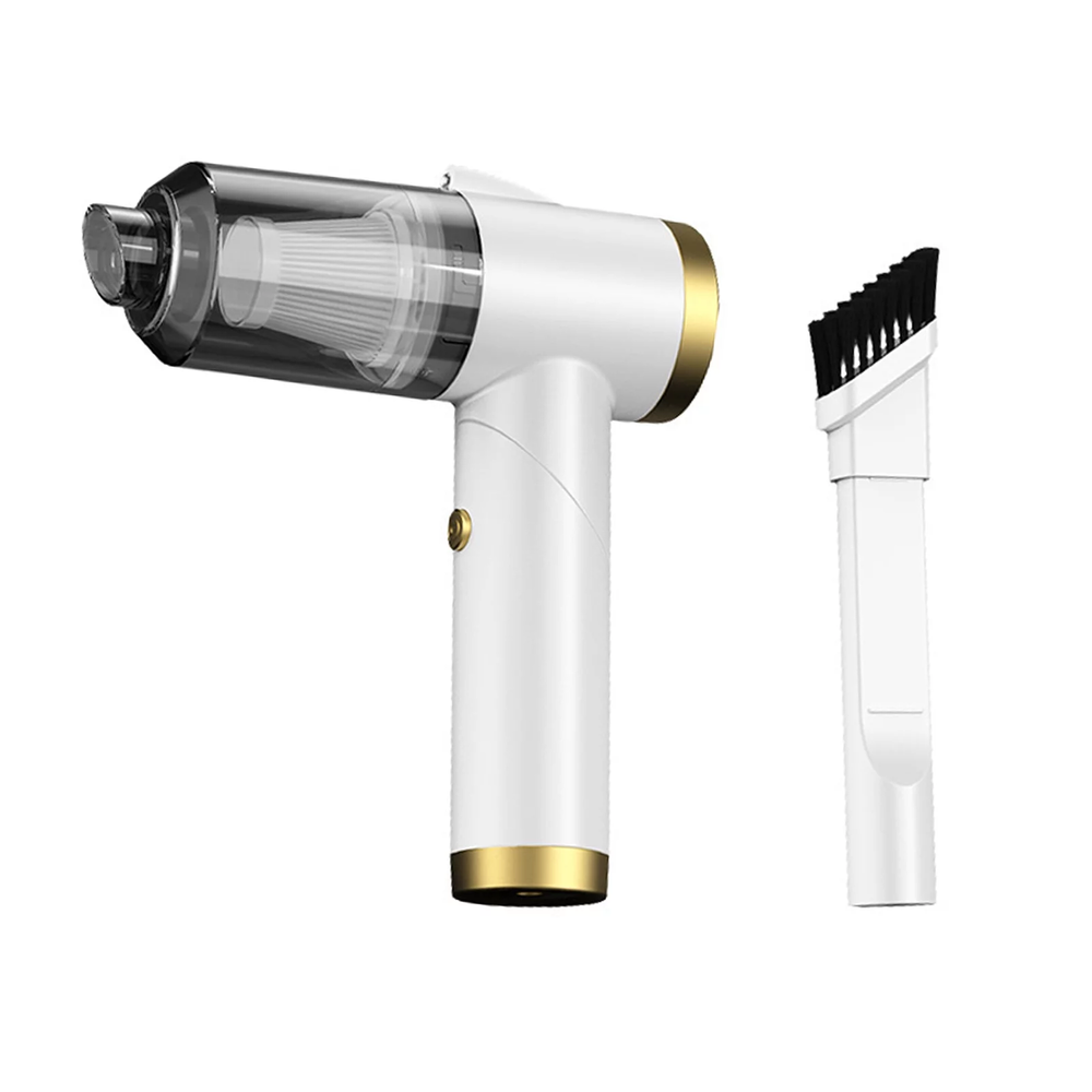 Car Vacuum Cleaner Cordless Handheld Car Vacuum Cleaner 90° Foldable Portable Va