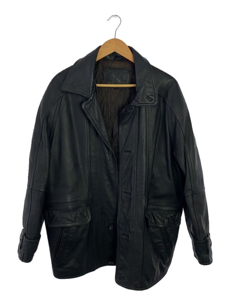 Leather Jacket Blouson/-/Leather/Blk 3403
