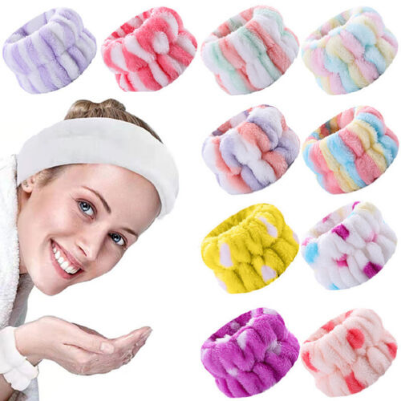 Absorbent Washband Wrist Towel for Face Washing and Sweat Control  