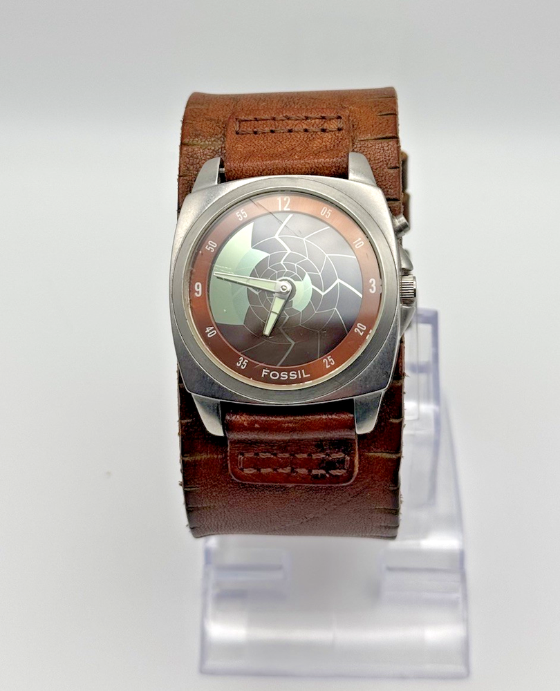 Fossil RARE Big Tic BG-2057 Animated Dial Watch with New Batteries