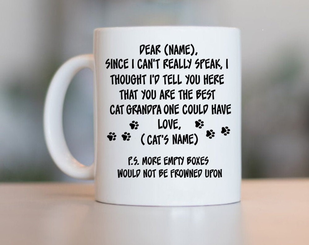 Cat Grandpa Gift Grandpa Cat Cat Grandpa Mug Cat Mug Cat Gift Cat Grandpa Coffee