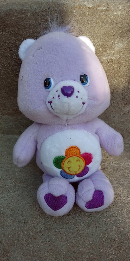2003 Care Bears Harmony 9-Inch Purple Plush Stuffed Toy Special Edition