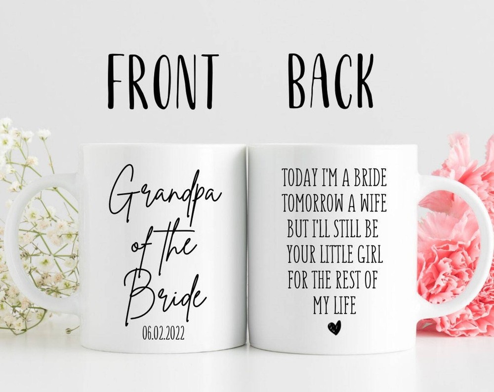 Thoughtful Grandpa Of The Bride Gift From Granddaughter