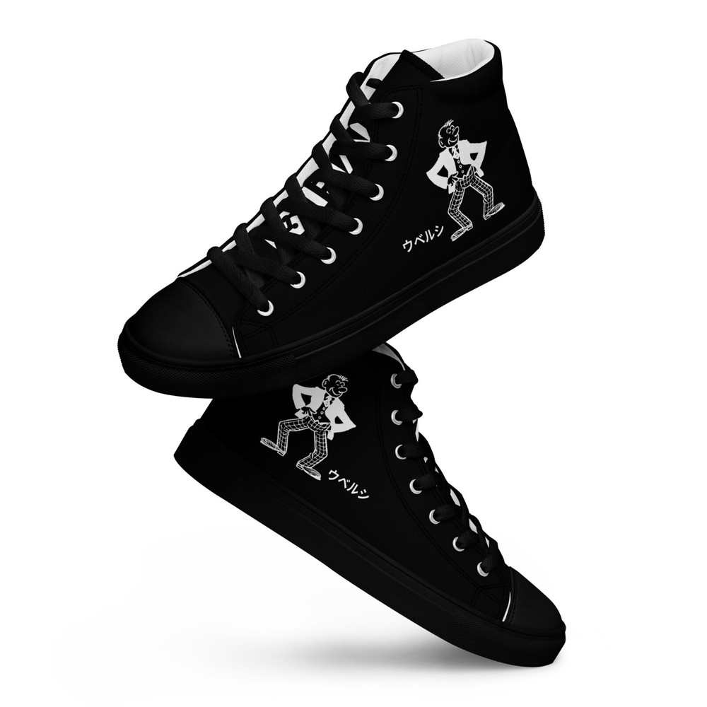 Dapper Dan Man Shoes Men's Edition High Top Canvas UVelsi Sneakers Alfresco Shoe