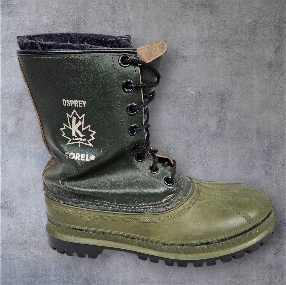 Vintage Sorel Osprey Waterproof Pac Boots Snow Winter Men Size 7 Kaufman