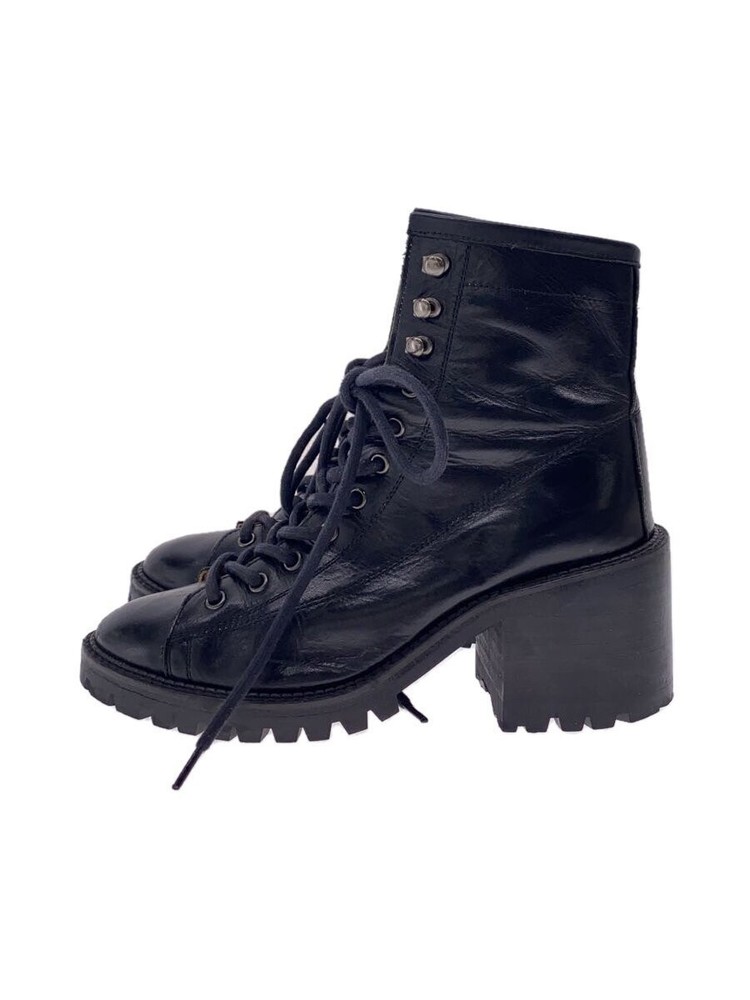 Maison Eureka Lace-Up Boots/37/Blk/Leather// 858