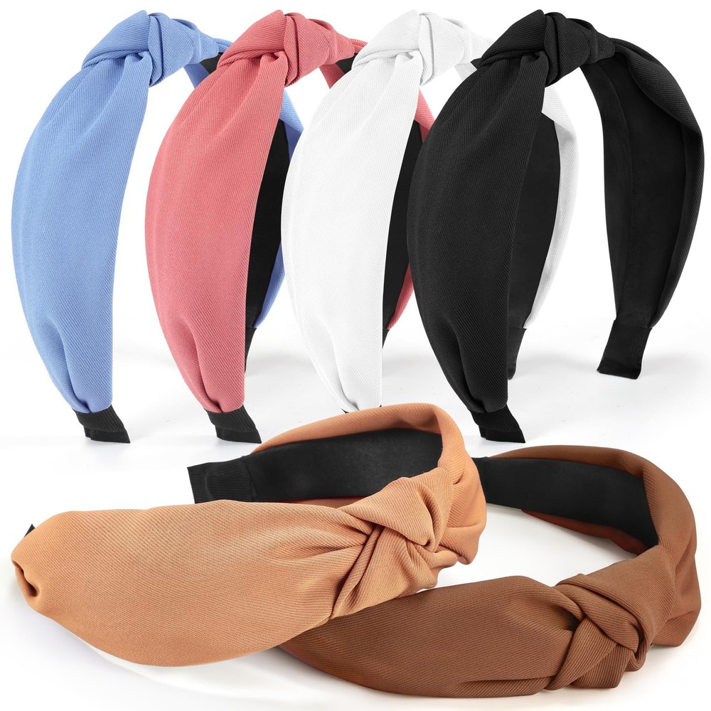 Headbands for Women Girls - 6PCS Stylish Top Knotted Headbands - Knotted Head...