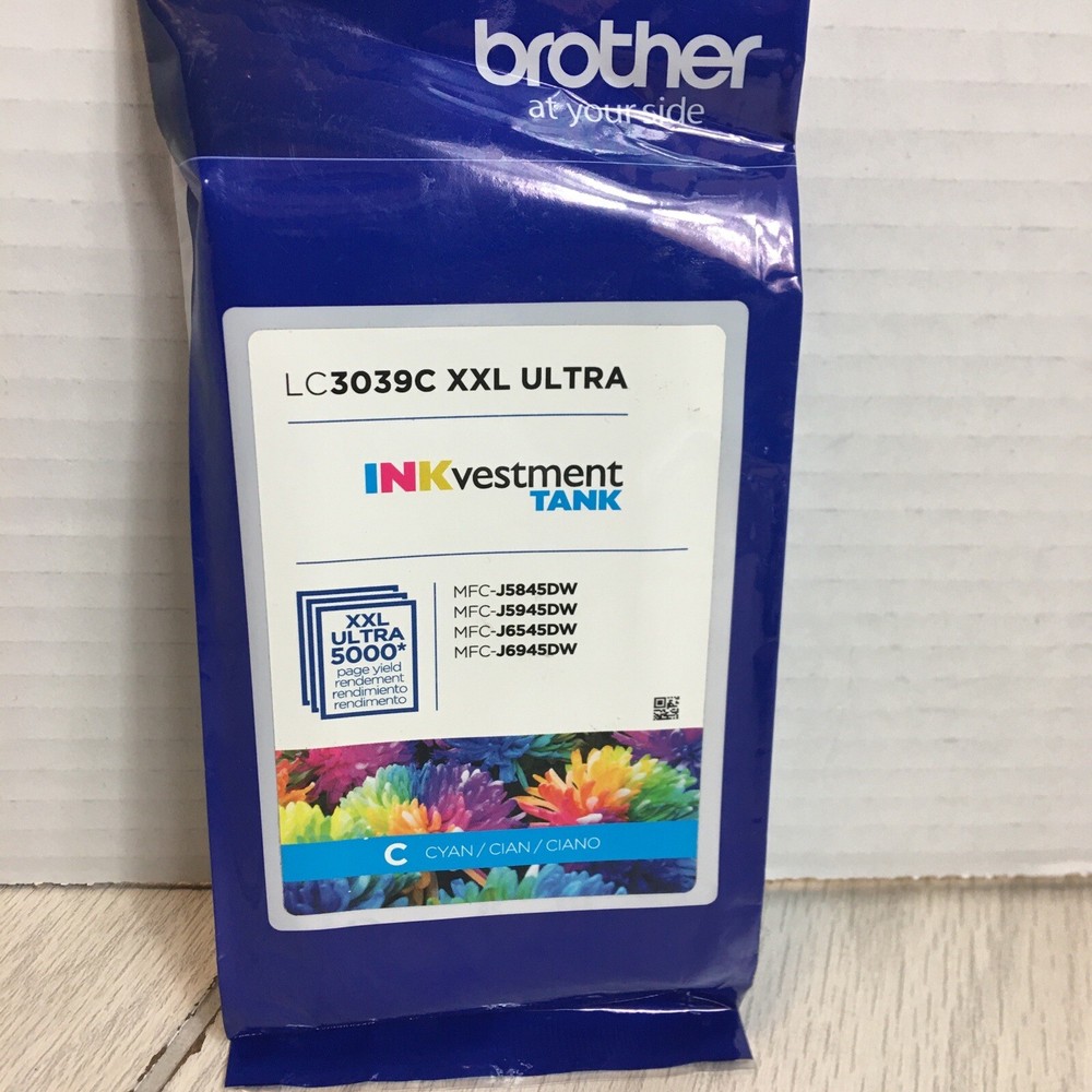Genuine Brother LC3039C Cyan Ultra High Yield Ink Tank Cartridge NEW