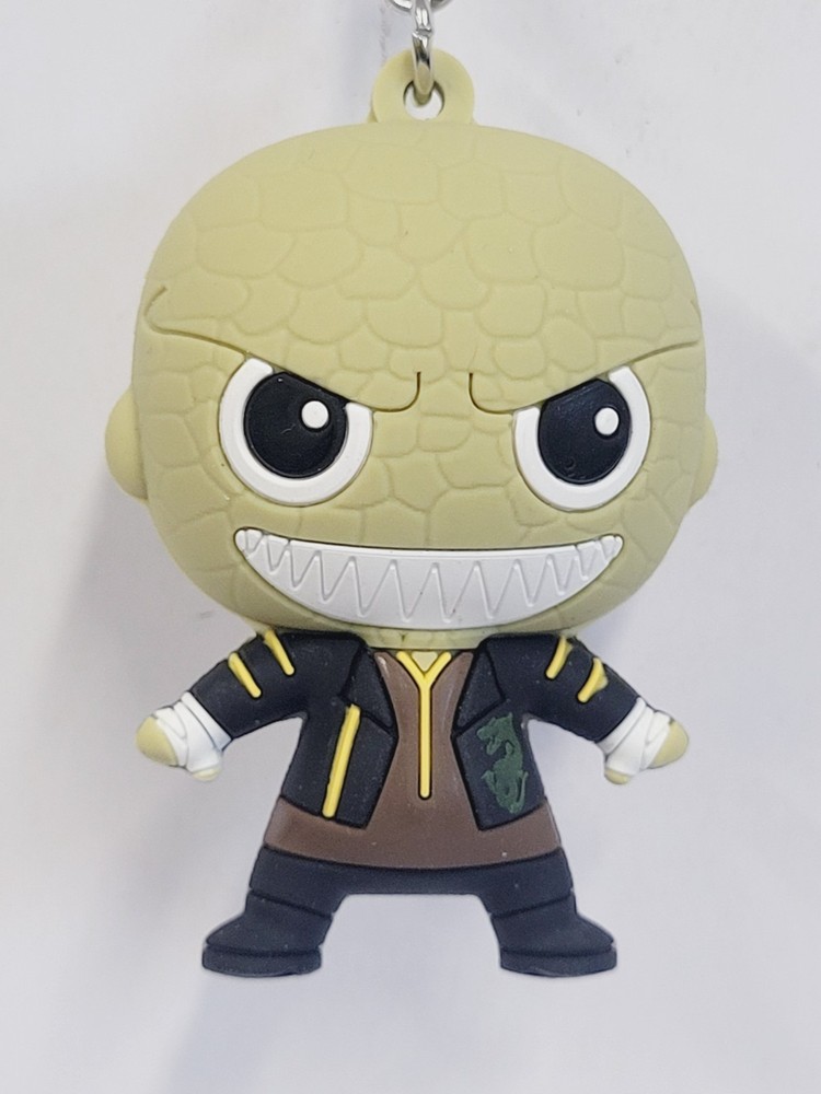 3D Foam Figural Key Chain Clip Monogram Blind Bag DC Comic Batman Killer Croc