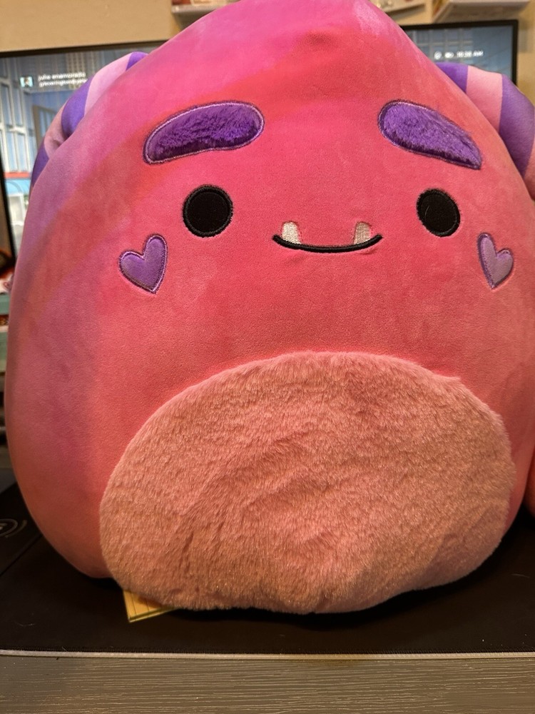 Squishmallows MONT The Monster 16” And 8 