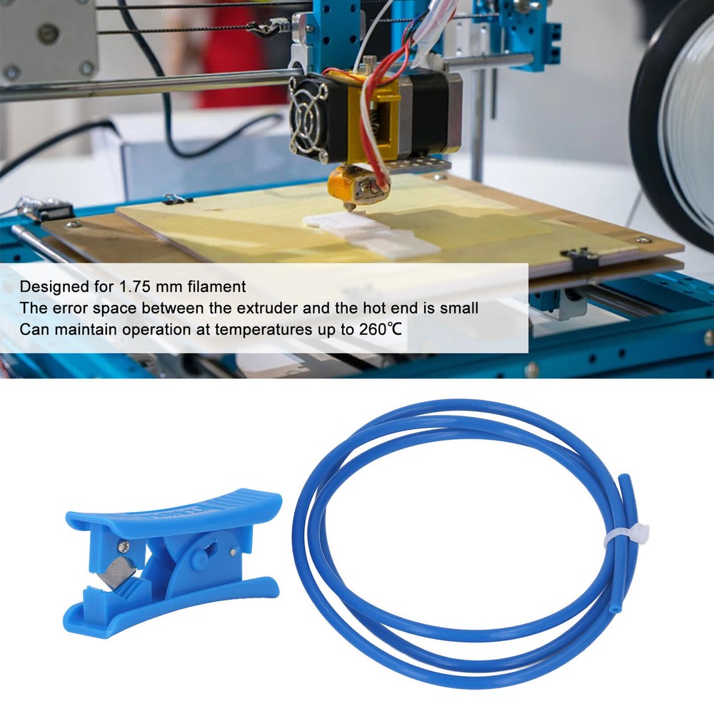 3D Printer PTFE Tube 3 Meter Heat Resistant 3D Printer Accessories Kit with Tube