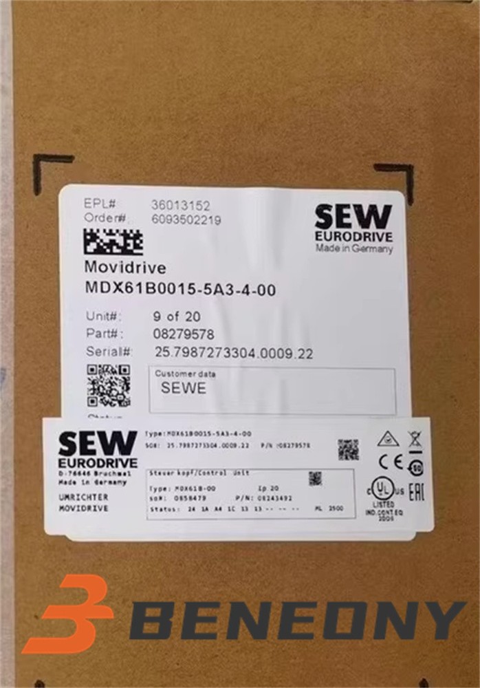 1PC SEW MDX61B0015-5A3-4-00 Inverter MDX61B00155A3400 New Fast Shipping DHL