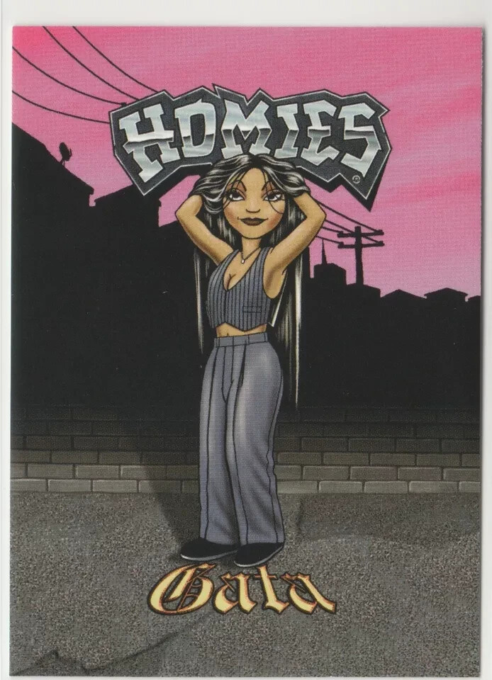 Gata #2 Homies Swap Cards 2004 NECA Lowrider Chicano Barrio East LA