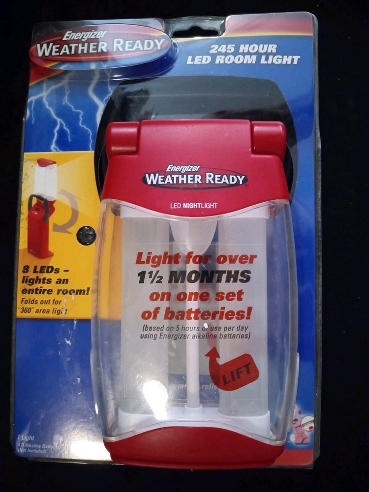 Energizer Led Folding Lantern Weather Ready FL452WRBP New Free Shipping