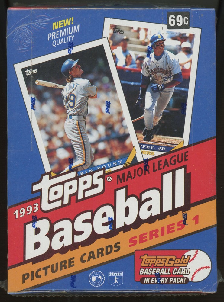 1993 Topps Baseball Series 1 36-Pack Sealed Wax Box