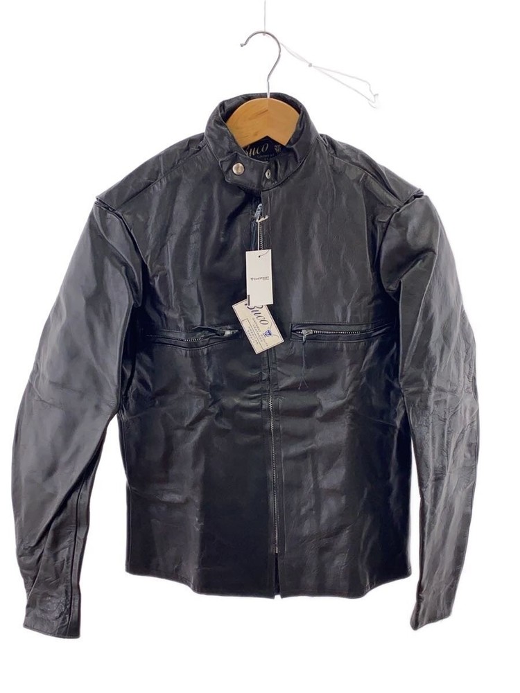 Buco Leather Jacket Blouson/36/Leather/Blk/450847 4114// 3369