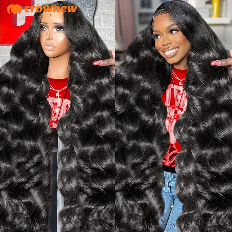 13X4 HD Lace Front Human Hair Body Wave Wig Glueless Pre Plucked Pre Cut