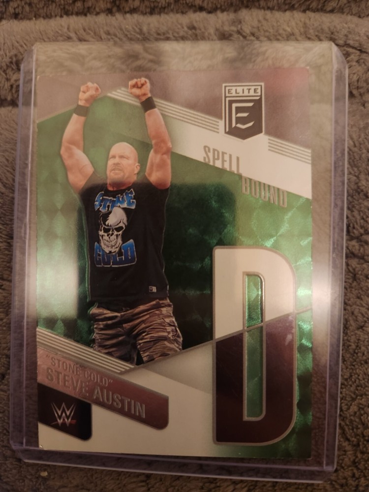 2023 Panini Donruss Elite WWE - Spellbound Green #23 Steve Austin