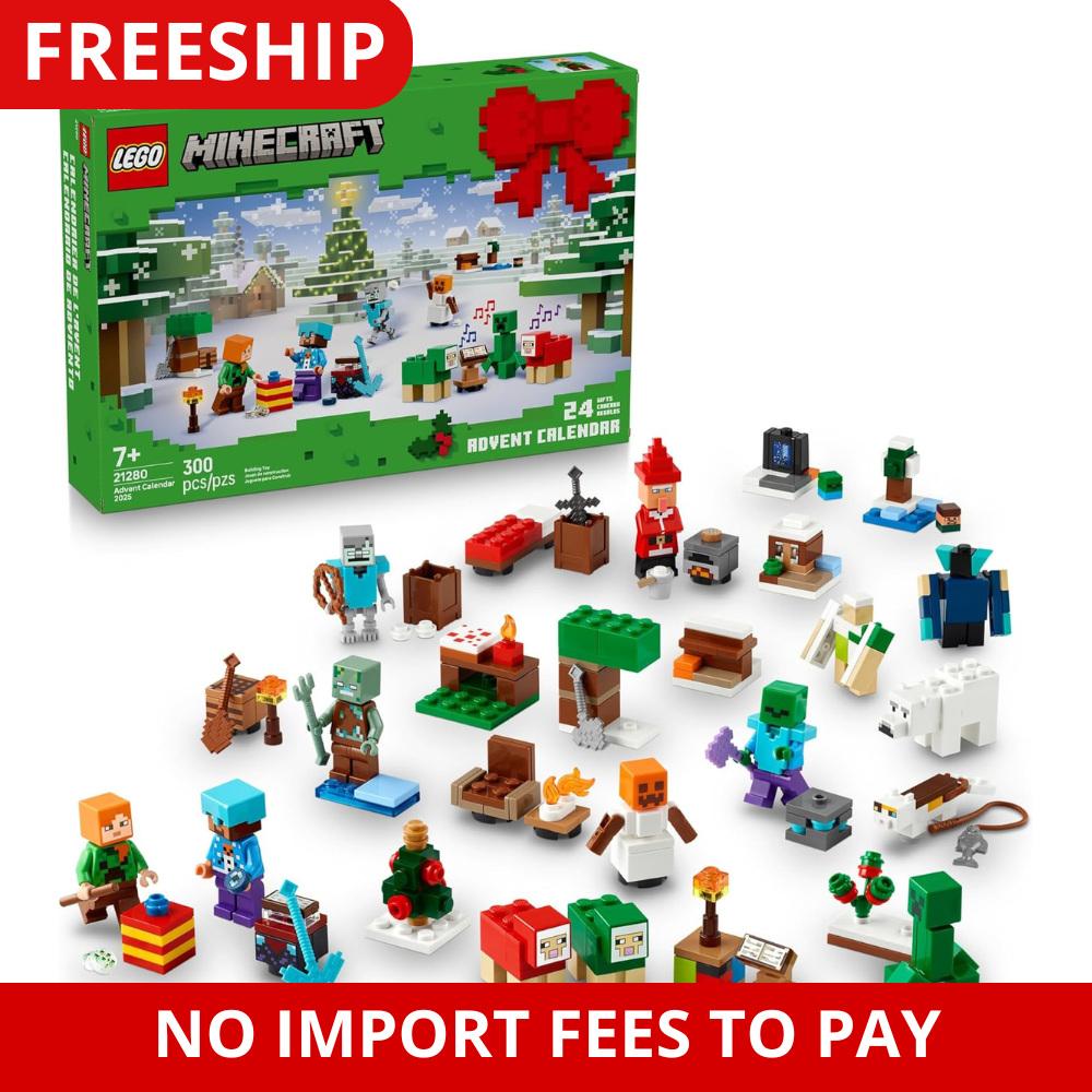 LEGO Minecraft Advent Calendar 2025 * Rare Holiday Minifigures * Christmas 21280