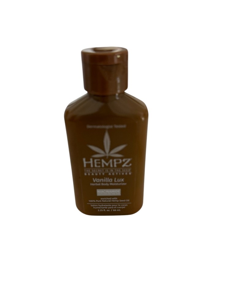 Hempz Vanilla Lux Herbal Body Moisturizer ~ 2.25 Fl Oz
