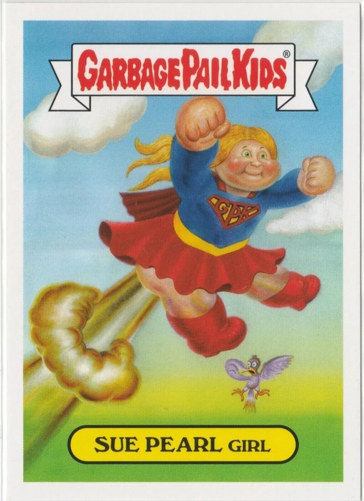 Sue Pearl Girl 4a Garbage Pail Kids GPK 2016 Prime Slime Trashy TV Trading Card